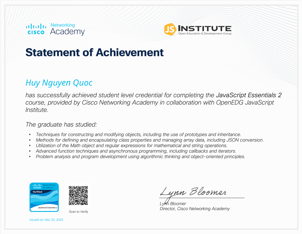 Web Development Certificate